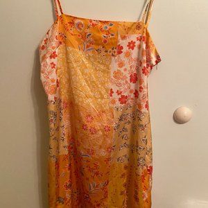 F21 Patchwork Mini Slipdress